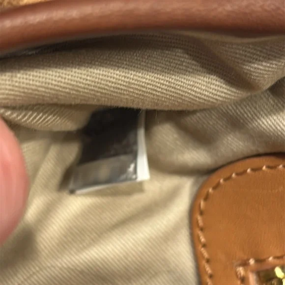 UGG Australia Brown Tan Leather Suede Crossbody Messenger Purse - Picture 10 of 10